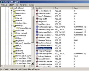 registro de windows