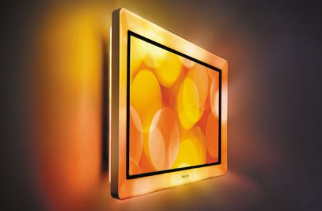 pantalla philips con luz reflejada