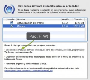 itunes para ipad