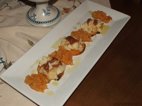 naranjas gratinadas