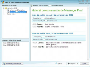 Borrar el historial de conversaciones en Windows Live Messenger 1