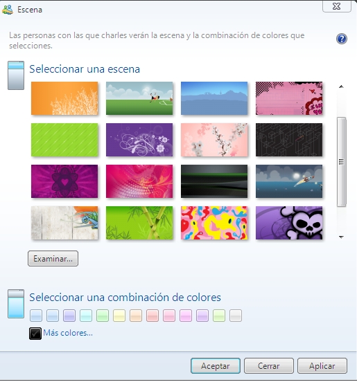 Cambiar el color de Windows Live Messenger 1