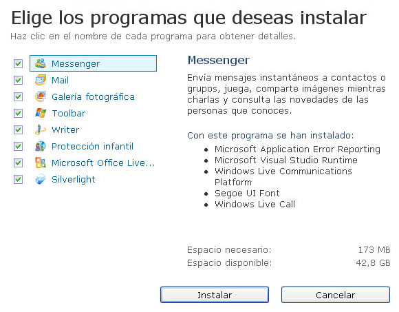 Cambiar el idioma en Windows Live Messenger 1