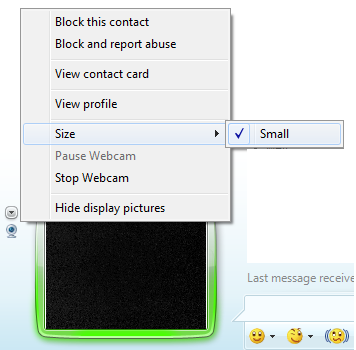 Como ocultar Webcam en Windows Live Messenger 1