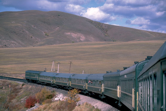 El transiberiano en su ruta hacia Pekín