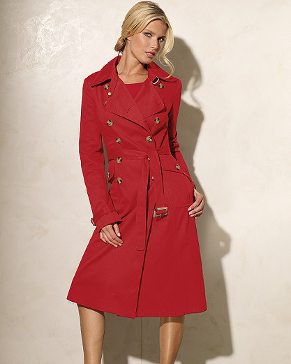 impermeable rojo