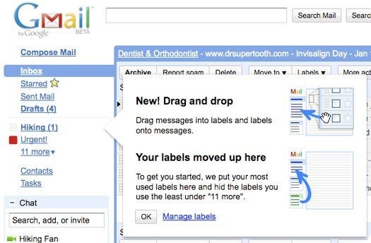 Crear carpetas en Gmail 1