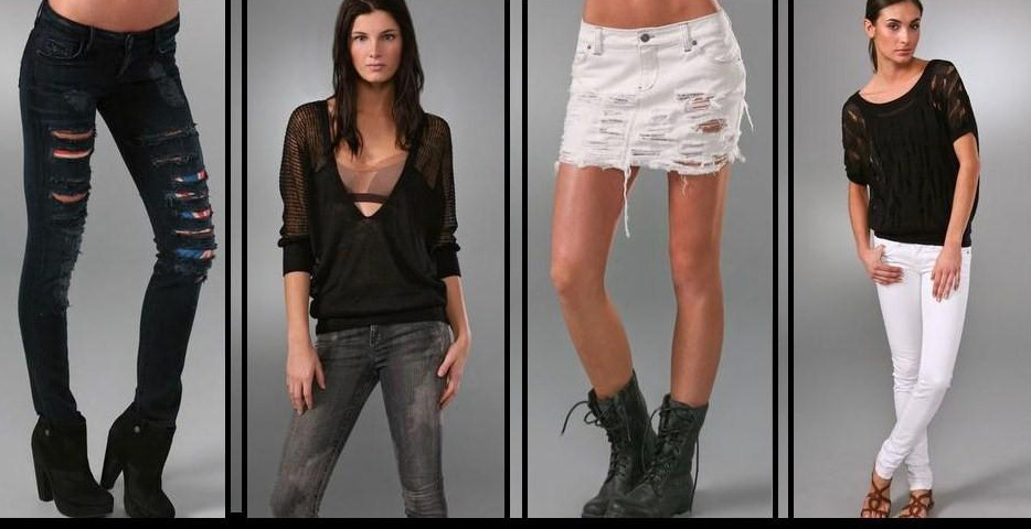 moda rasgada