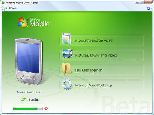 Crear copias de seguridad de un Windows Mobile 1