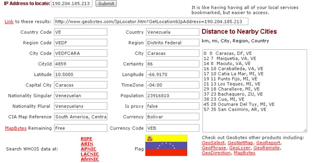 Localización de IP's 1