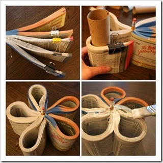 lapicero de papel