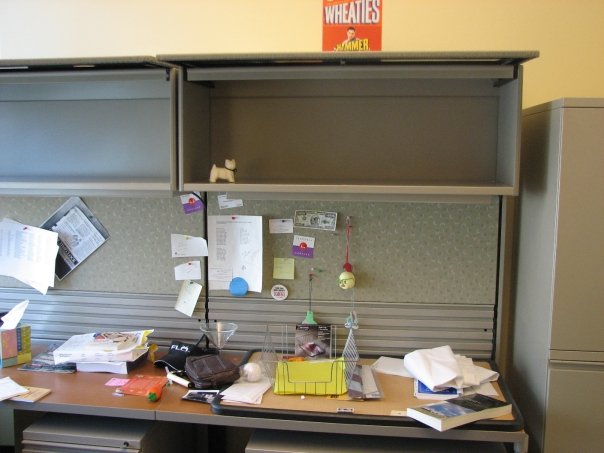 cubiculo desorganizado