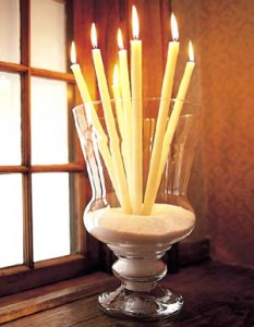 arena en velas