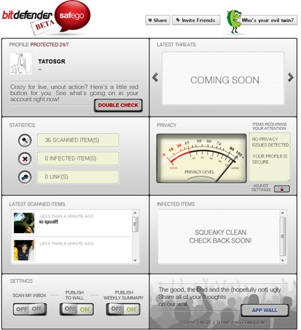 Antivirus para Facebook 1