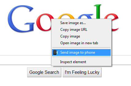 Enviar archivos de Chrome a su Smart Phone 1