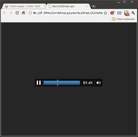 Usar Chrome como un reproductor mp3 1