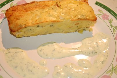 Pastel de puerros y patatas