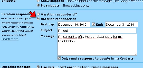 Crear un correo de respuesta automática en Gmail