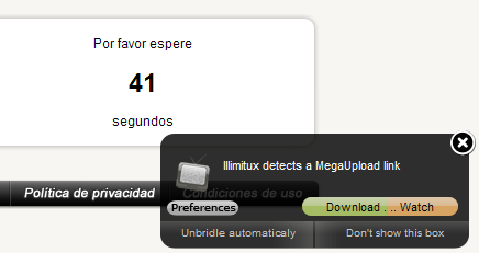 Eliminar el límite de tiempo en MegaVideo