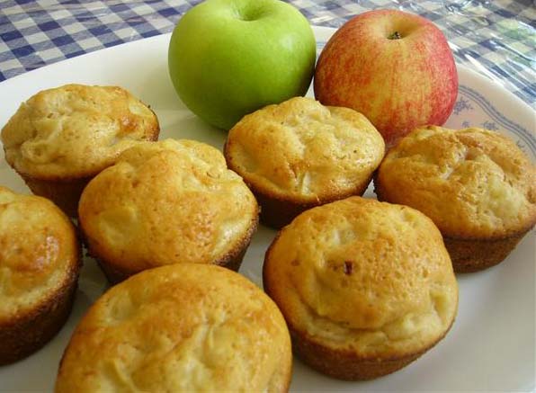 magdalenas de manzana