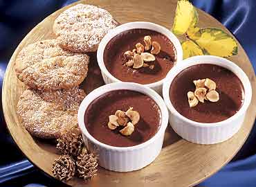 pudín de chocolate