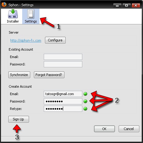 Sincronizar las extensiones de Firefox