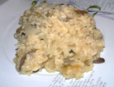 Risotto con merluza