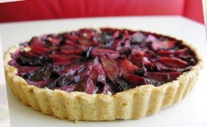 Tarta de ciruelas, tarta, ciruelas, receta argentina.