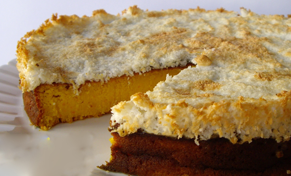 Torta de Naranja Rellena, Torta, Naranja, Merengue.