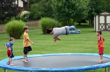 Ideas de Paisajismo para Trampolines