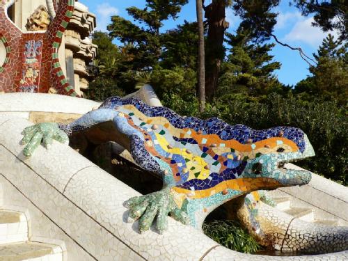 Parque Güell en Barcelona 1
