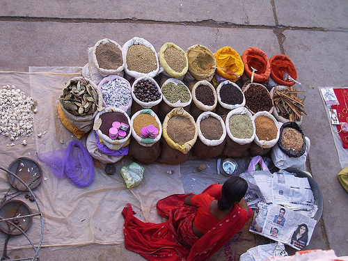 Comprar especias en la India 1