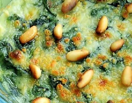 Espinacas con Bechamel 1