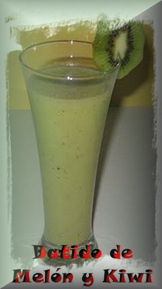 Batido de Melón y Kiwi 1