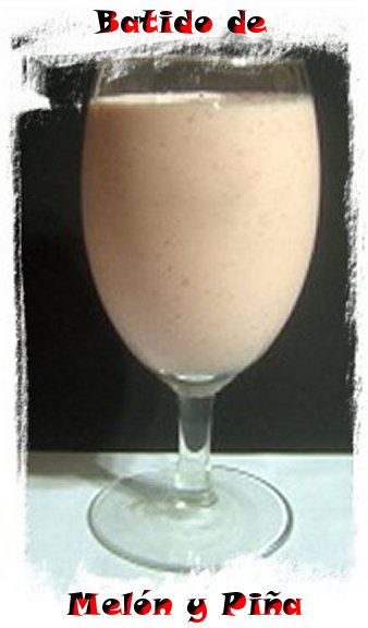 Batido de Piña y Melón 1
