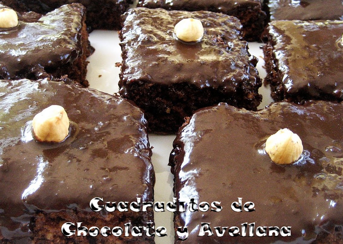 Cuadraditos de Chocolate y Avellanas 1