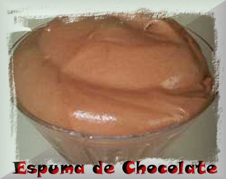 Espuma de chocolate 1