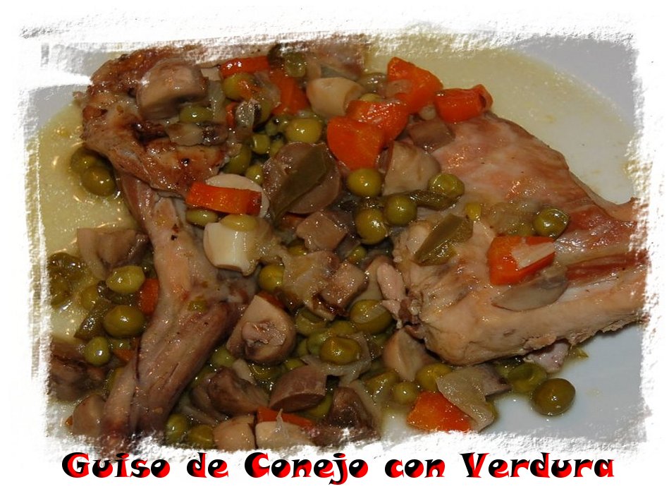 Guiso de conejo con verduras 1