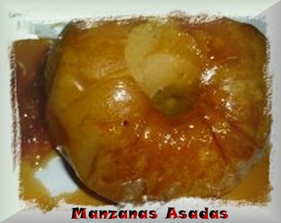 Manzana asada 1
