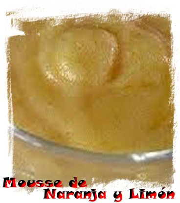 Mousse de Naranja y Limón 1