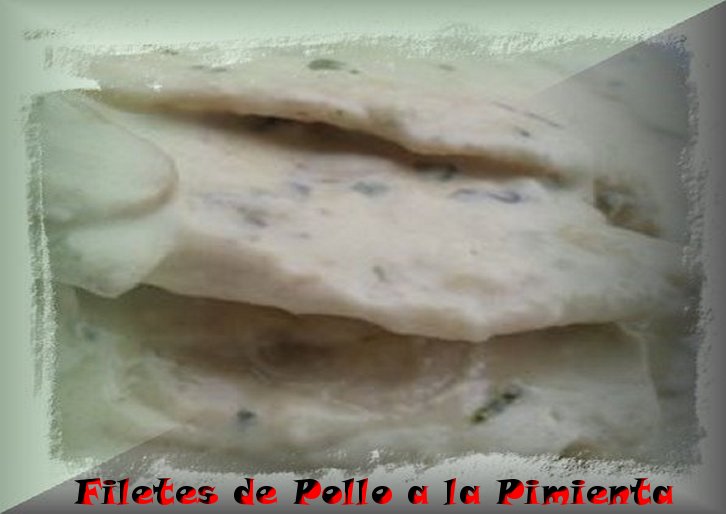 Filetes de pechuga a la Pimienta 1