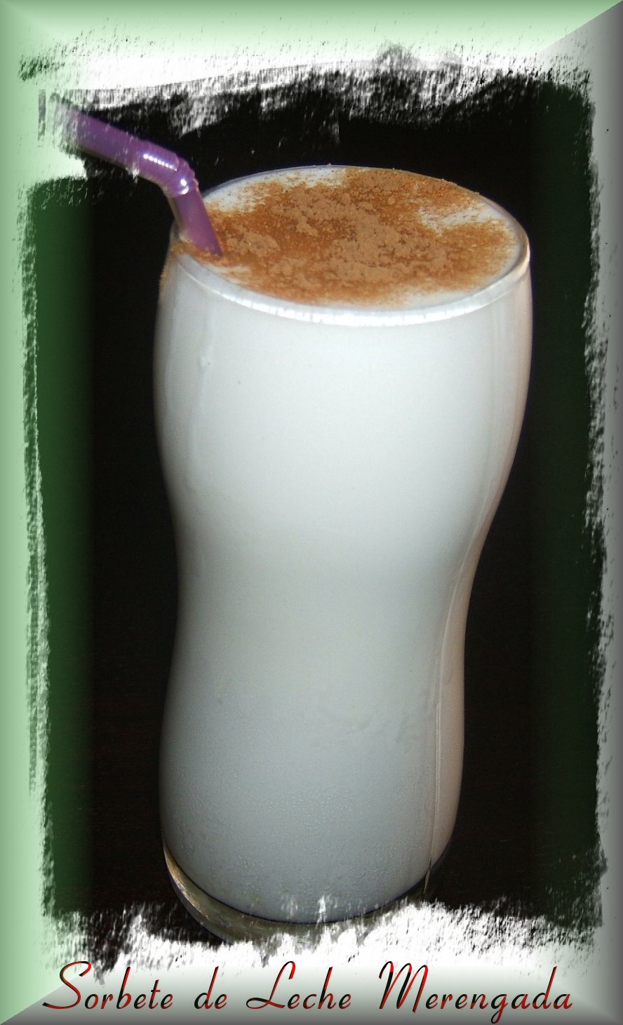 Sorbete de leche merengada 1