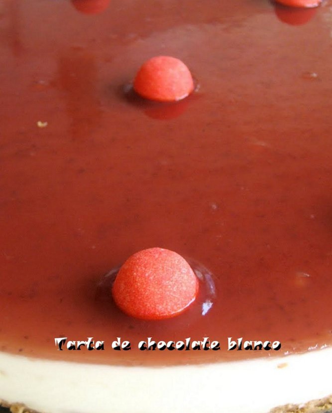 Tarta de chocolate blanco 1
