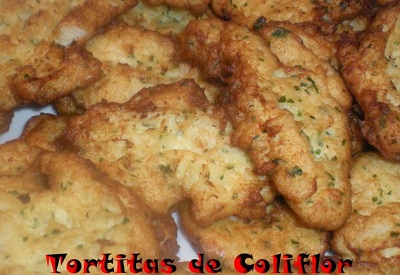 Tortitas de coliflor