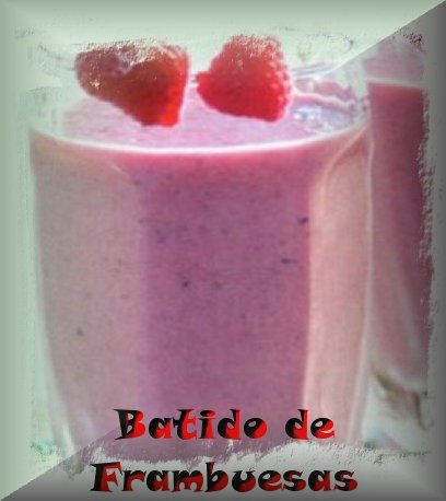 Batido de Frambuesa 1