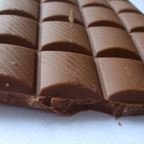 Cuadrados de chocolate 1