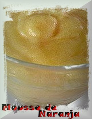 Mousse de Naranja 1