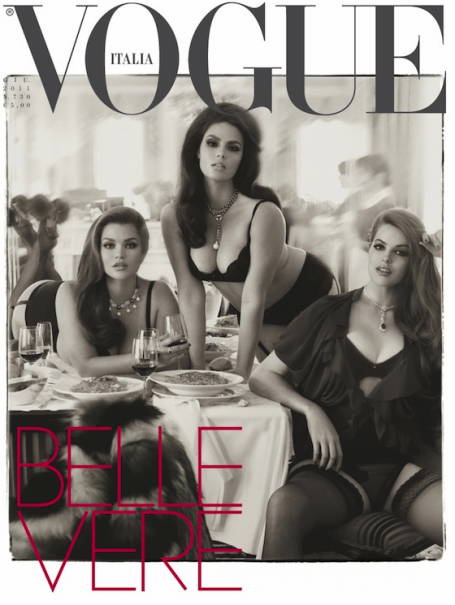 Portada de Vogue Italia de tallas grandes