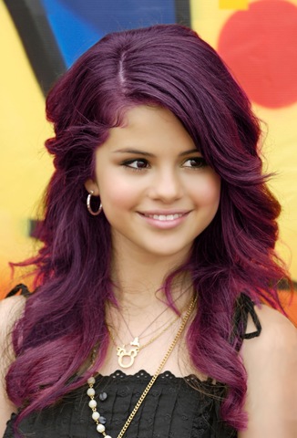 El pelo morado de Selena Gomez
