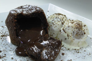 Volcán de chocolate 1